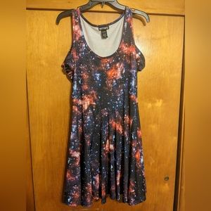 Galaxy skater dress